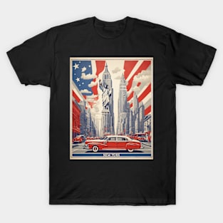 New York City United States of America Tourism Vintage T-Shirt